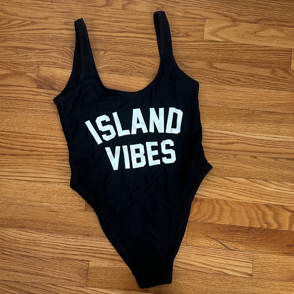 Island Vibes Black Women’s One Piece